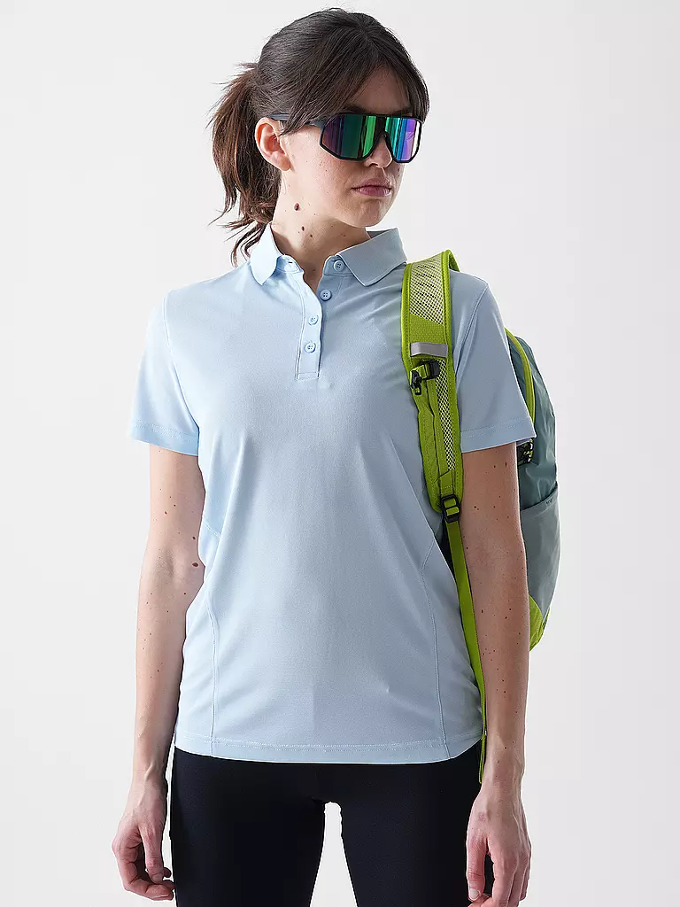 MERU | Damen Poloshirt Bristol | hellblau