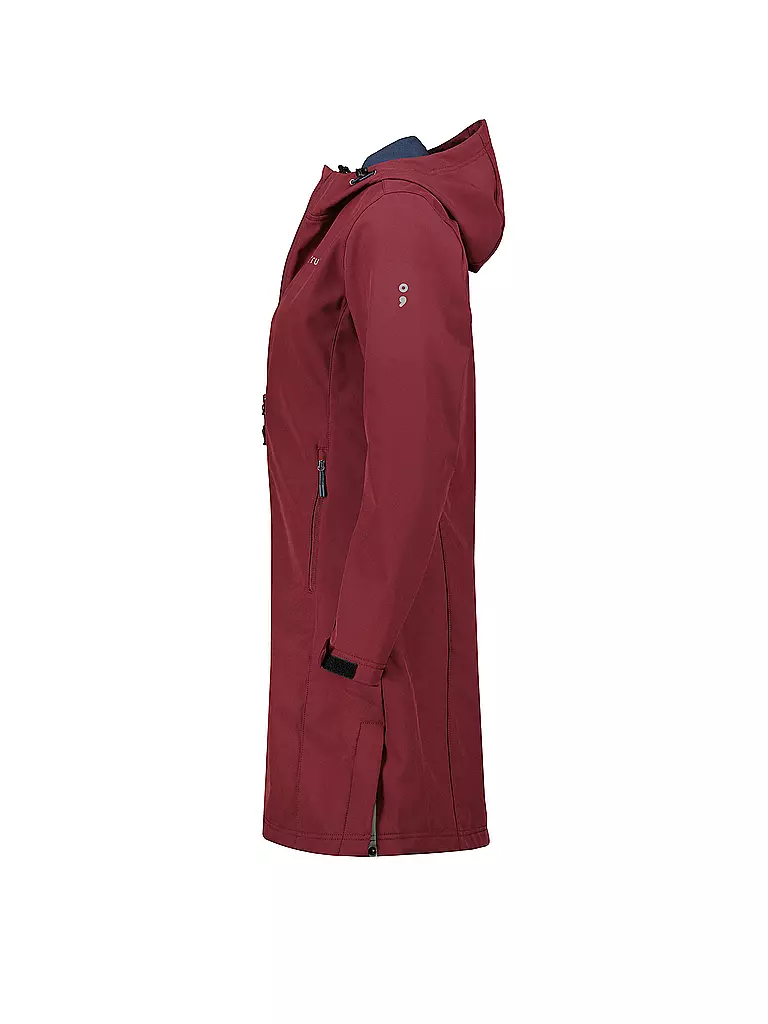 MERU | Damen Softshellmantel Brest | rot