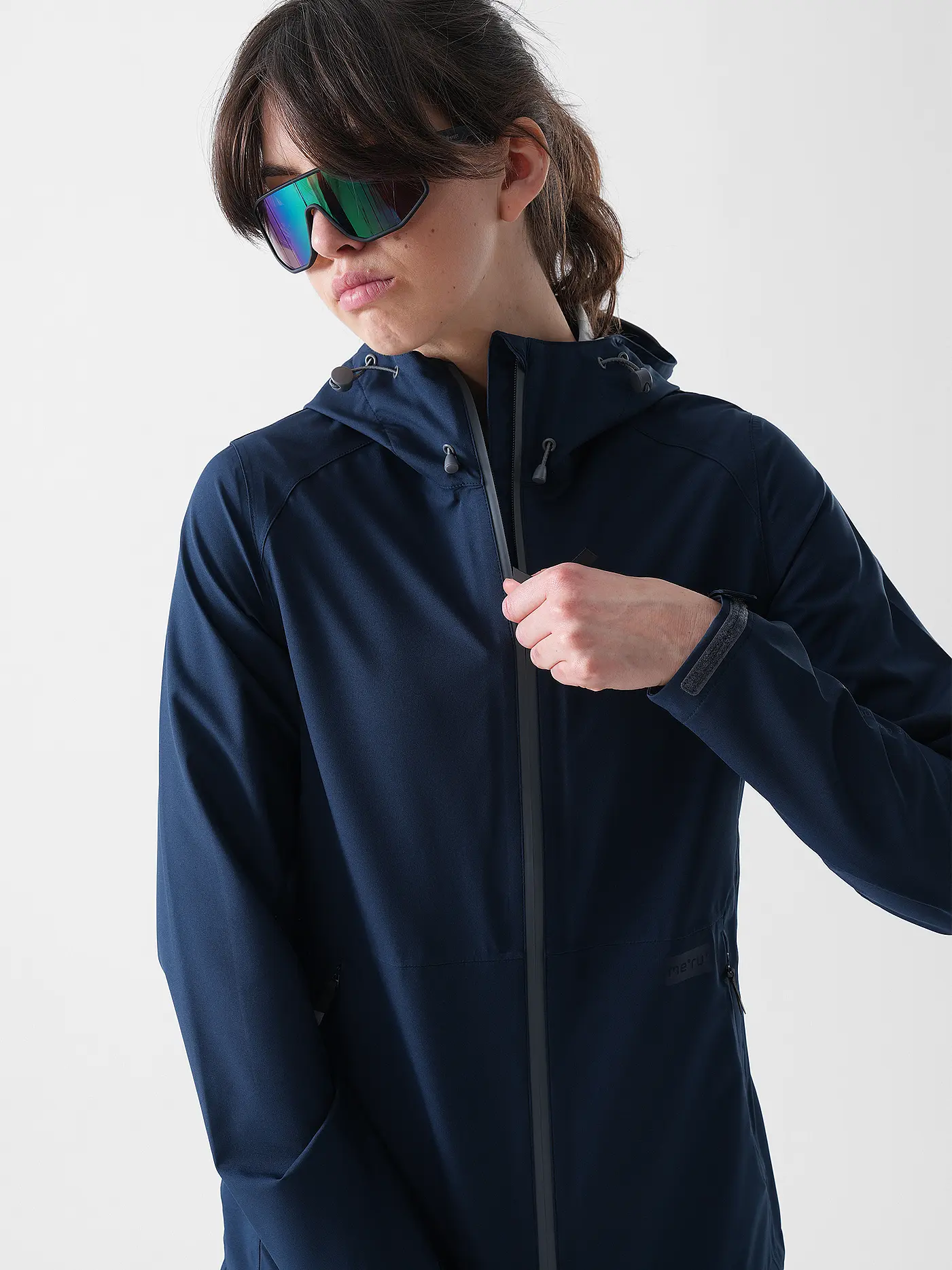 MERU | Damen Wanderjacke Amarante 3L Hoodie | dunkelblau