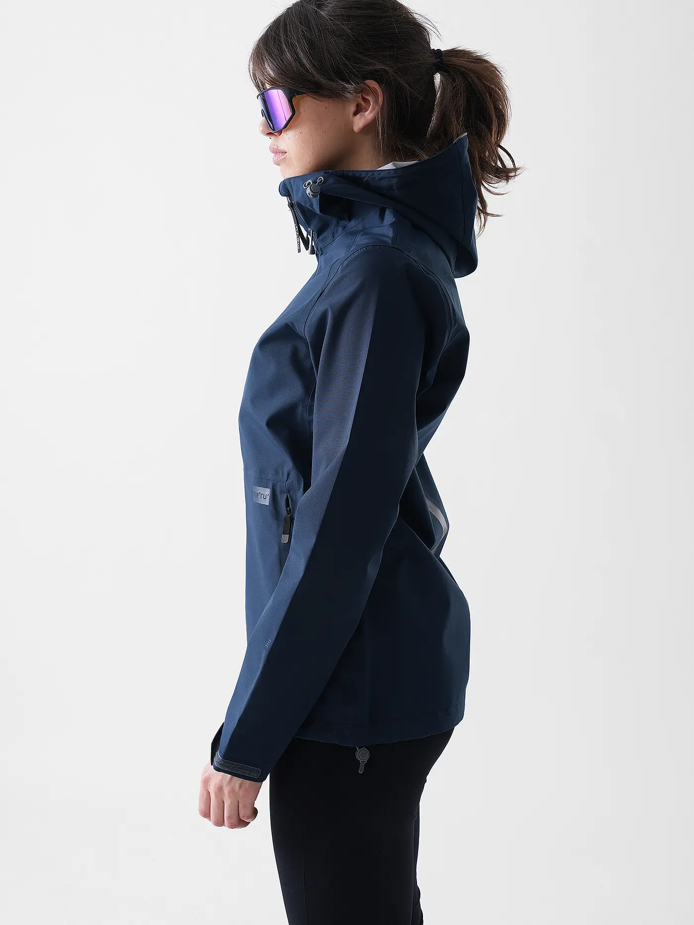 MERU | Damen Wanderjacke Amarante 3L Hoodie | dunkelblau