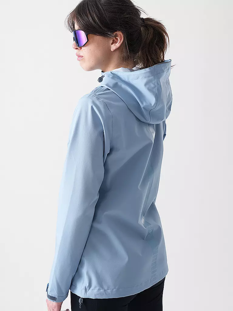 MERU | Damen Wanderjacke Amarante 3L Hoodie | hellblau