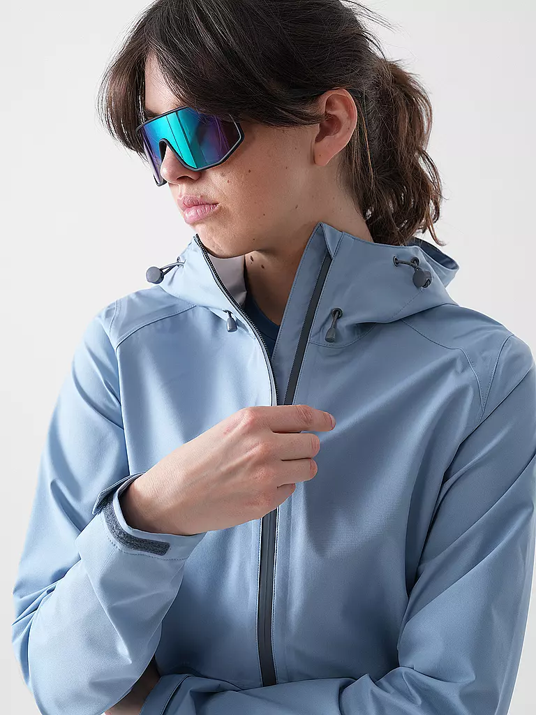 MERU | Damen Wanderjacke Amarante 3L Hoodie | hellblau