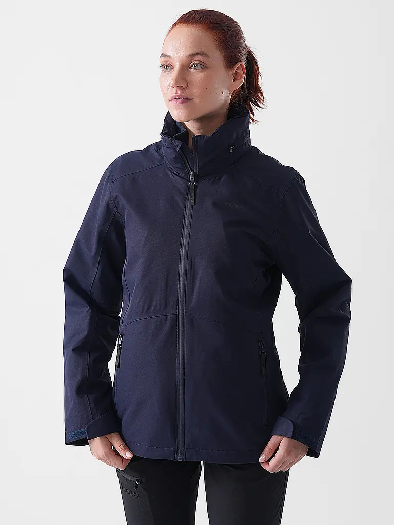 MERU | Damen Wanderjacke Bedford 2in1 Hoodie | dunkelblau