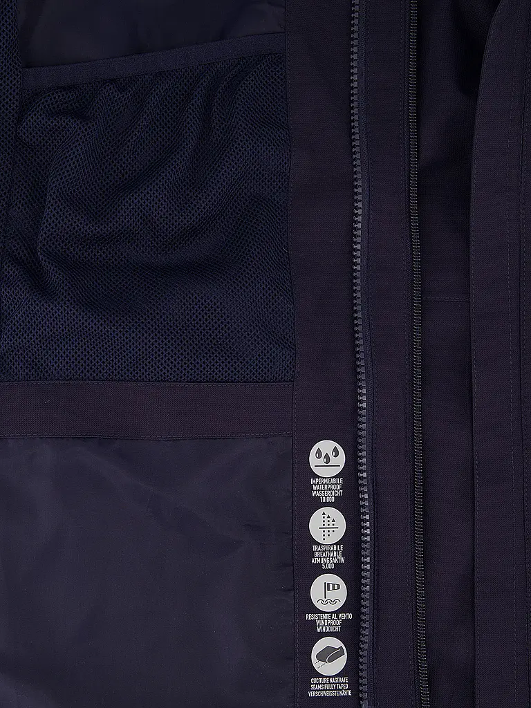 MERU | Damen Wanderjacke Bedford 2in1 Hoodie | dunkelblau
