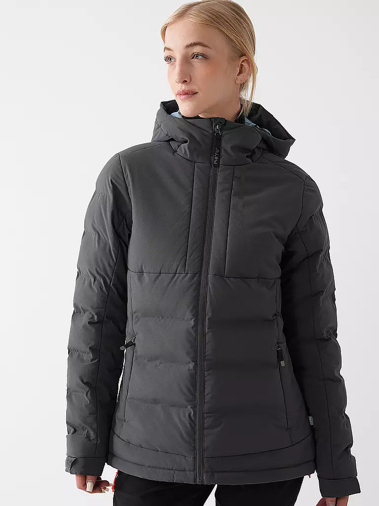 MERU | Damen Wanderjacke Gränna Hoodie | hellblau