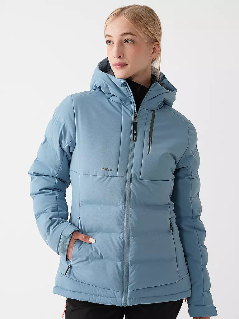 MERU | Damen Wanderjacke Gränna Hoodie | grau