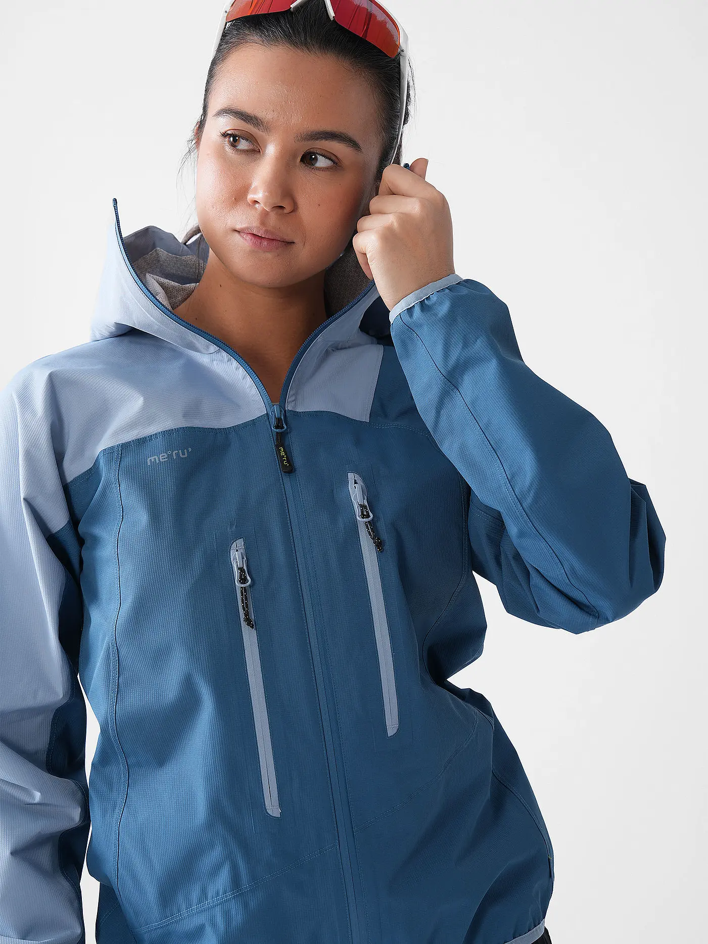 MERU | Damen Wanderjacke Laredo 2.5L Hoodie | hellblau
