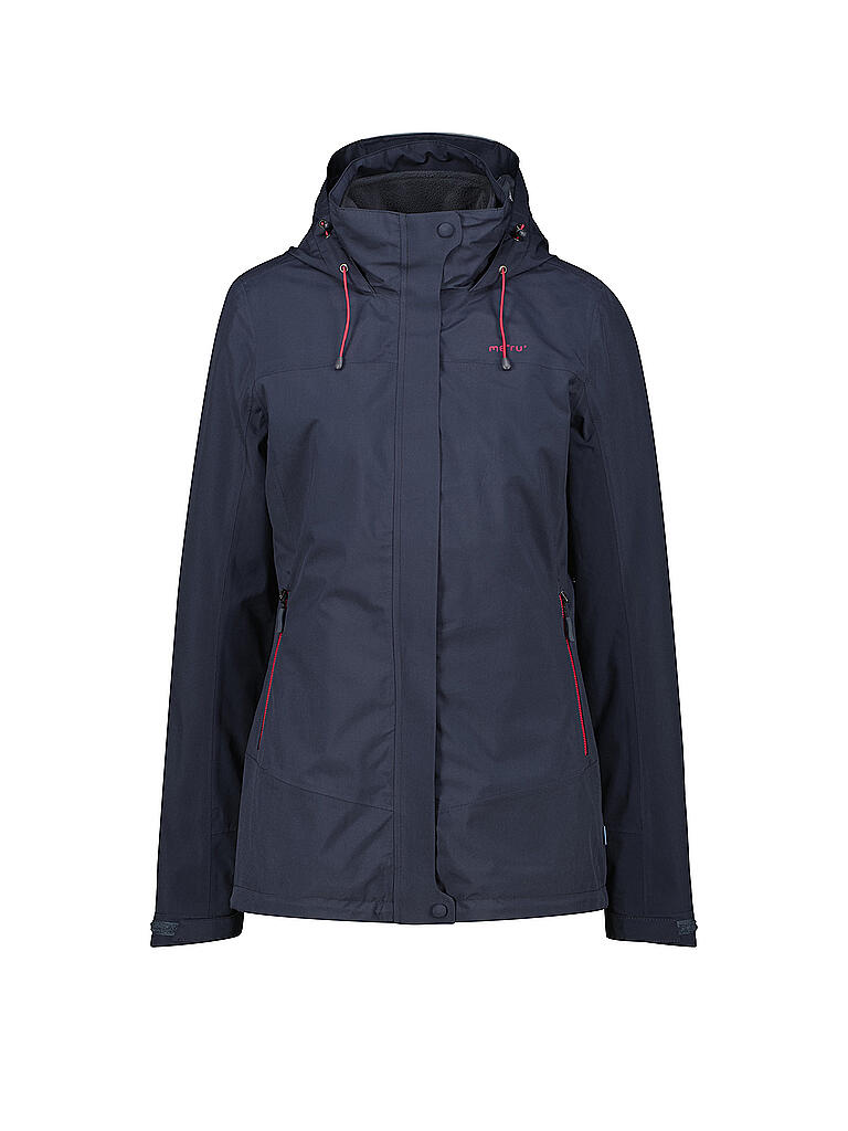 MERU | Damen Wanderjacke Wasilla 3in1 Hoodie | dunkelblau