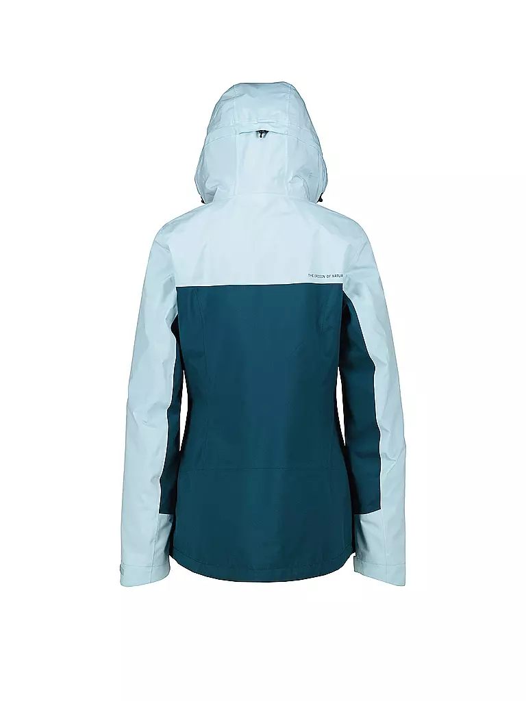 MERU | Damen Wanderjacke Wasilla 3in1 Hoodie | petrol