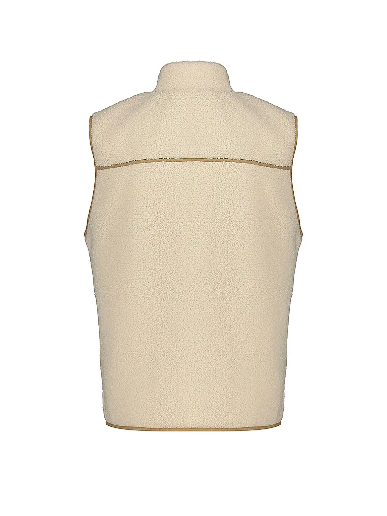 MERU | Damen Weste Herlev Teddyfleece | beige