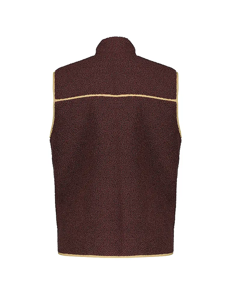 MERU | Damen Weste Herlev Teddyfleece | braun