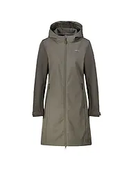 MERU | Damen Winter Softshellmantel Touloluse Hoodie | grau
