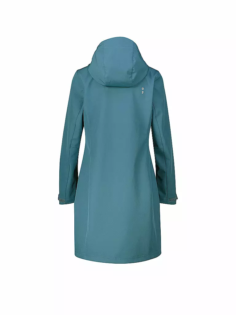 MERU | Damen Winter Softshellmanten Touloluse Hoodie | grau