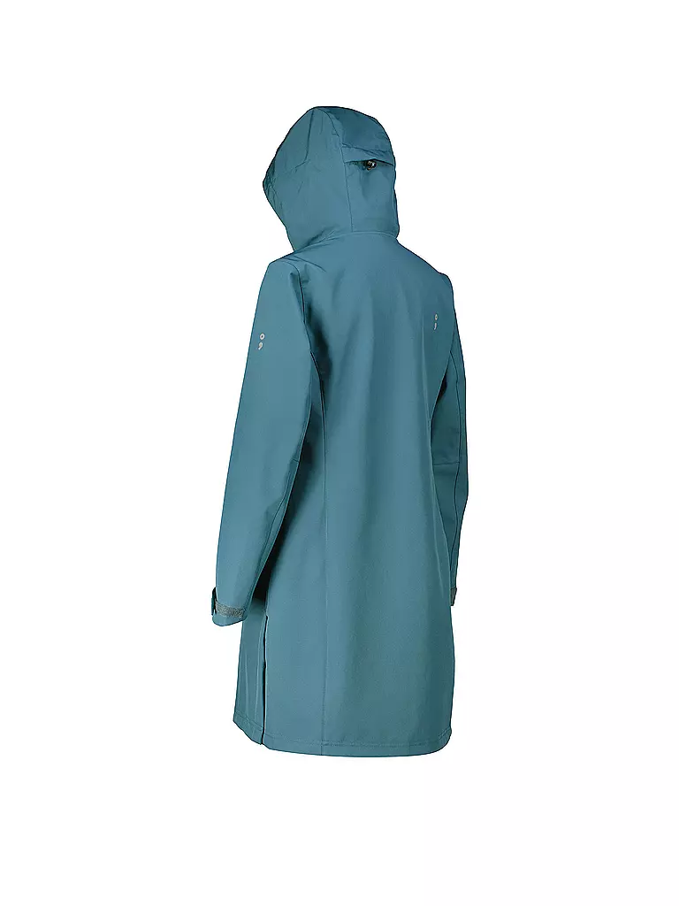 MERU | Damen Winter Softshellmanten Touloluse Hoodie | grau