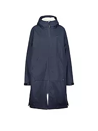 MERU | Damen Wintermantel Aalborg Loos Packable Hoodie | dunkelblau