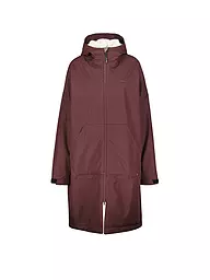 MERU | Damen Wintermantel Aalborg Loos Packable Hoodie | braun