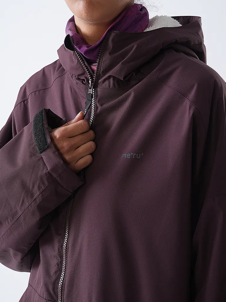 MERU | Damen Wintermantel Aalborg Loos Packable Hoodie | 