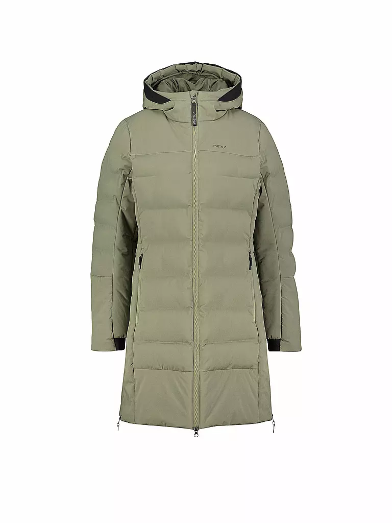 MERU | Damen Wintermantel Esbjerg Hoodie | dunkelgrün