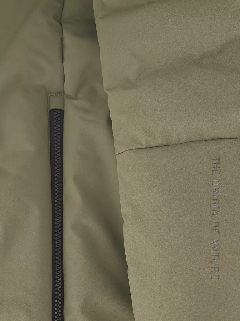 MERU | Damen Wintermantel Esbjerg Hoodie | beige