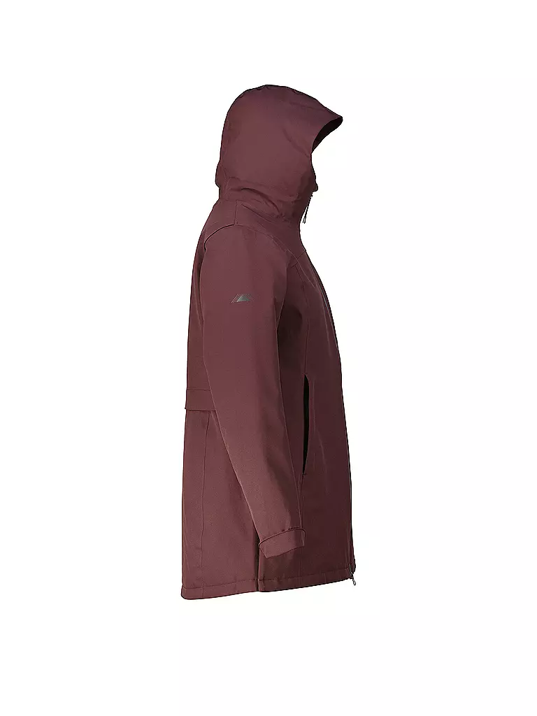 MERU | Damen Wintermantel Nora Hoodie | petrol