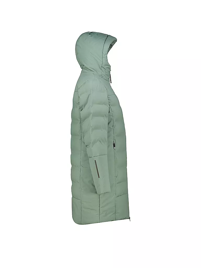 MERU | Damen Wintermantel Uddevalla Hoodie | olive