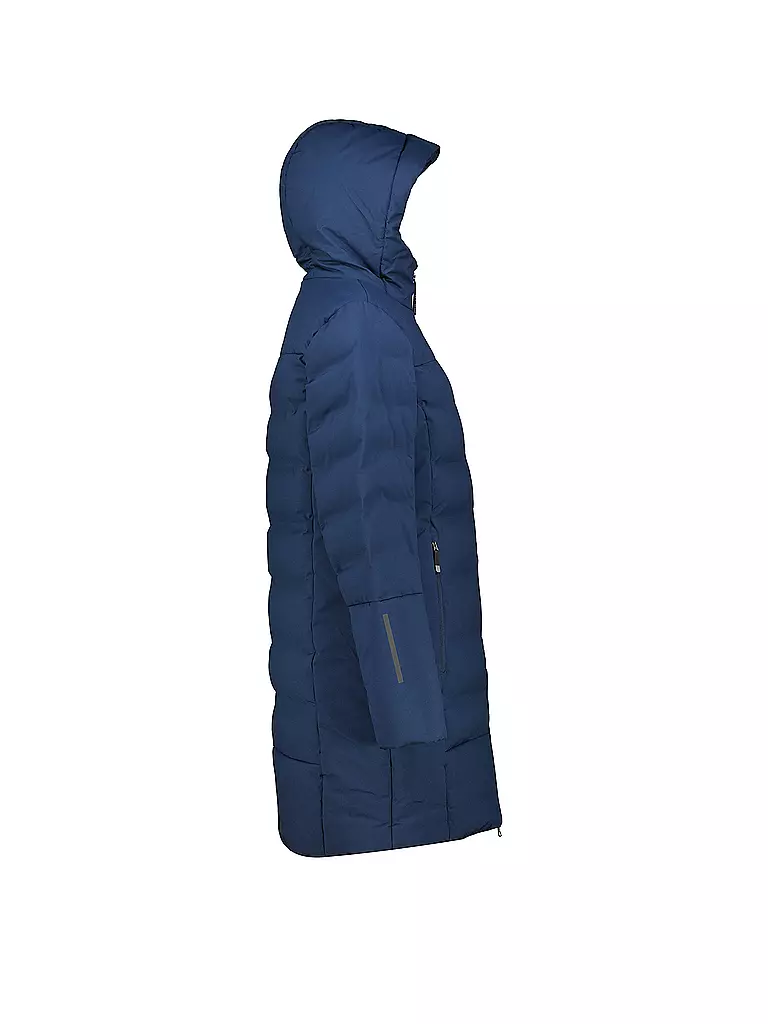 MERU | Damen Wintermantel Uddevalla Hoodie | dunkelblau