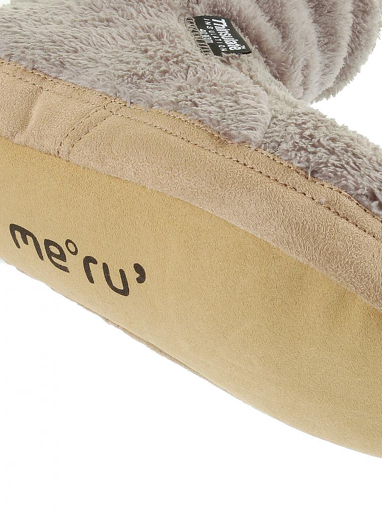 MERU | Hüttenschuh Slipper Fleece Bever | 