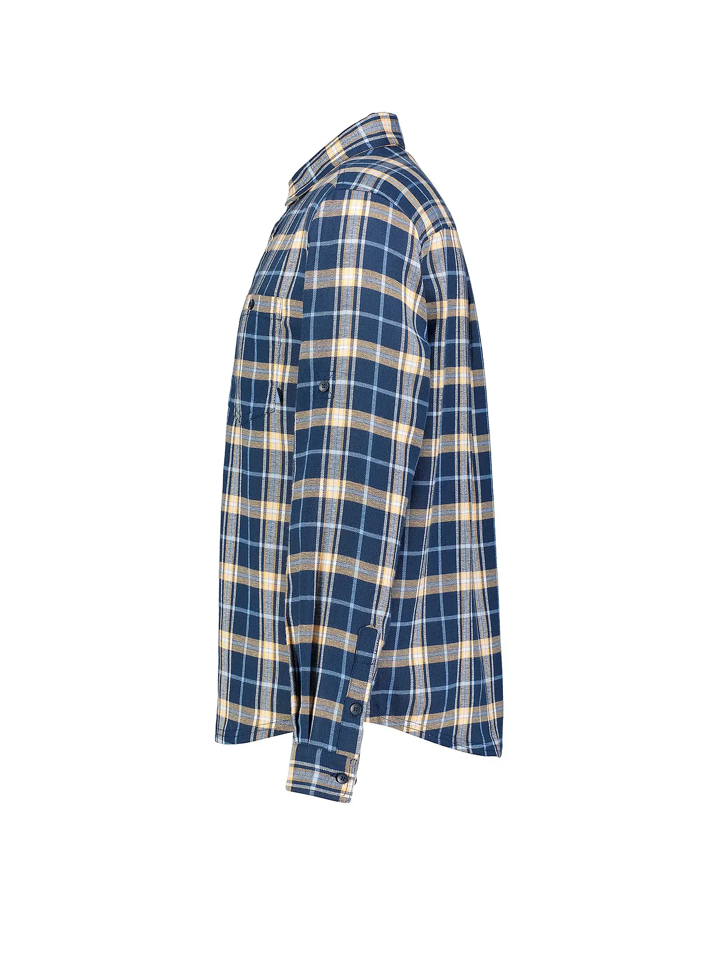 MERU | Herren Flanellhemd Lund | dunkelblau