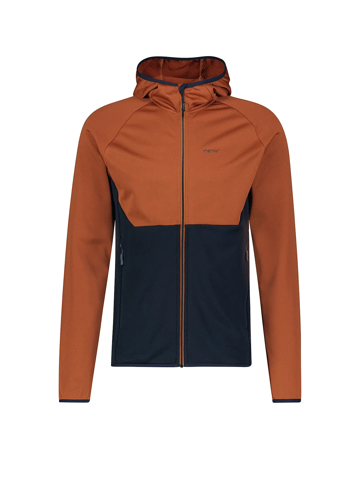 MERU | Herren Fleecejacke Aveiro Hoodie | kupfer