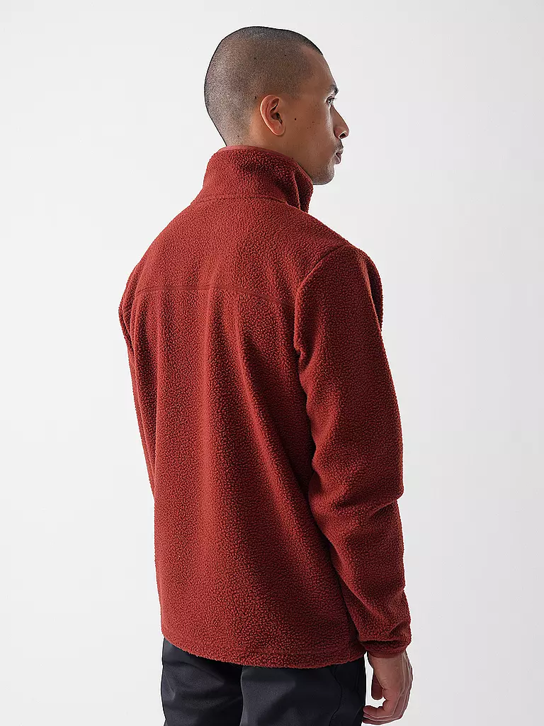 MERU | Herren Fleecejacke Boigny Sherpafleece | dunkelgrün