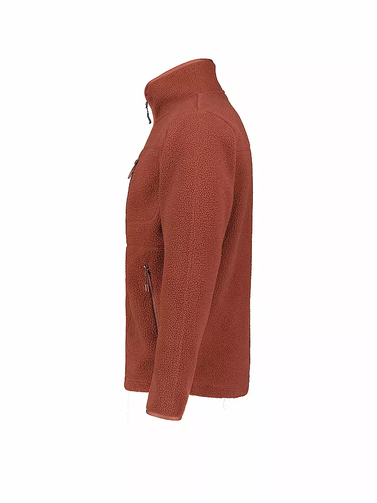 MERU | Herren Fleecejacke Boigny Sherpafleece | dunkelgrün