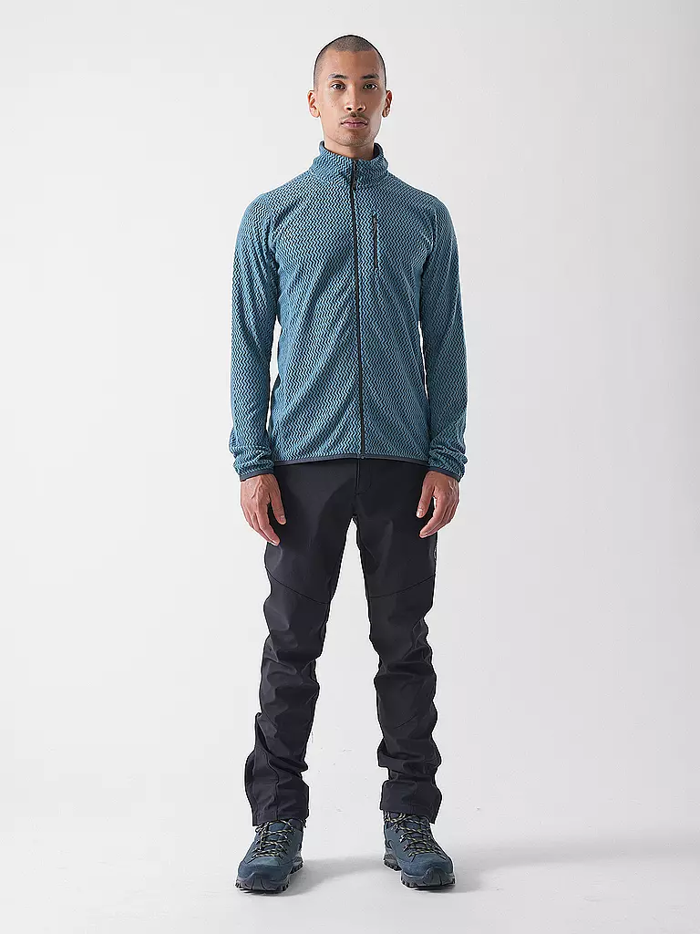 MERU | Herren Fleecejacke Calais Hoodie | petrol