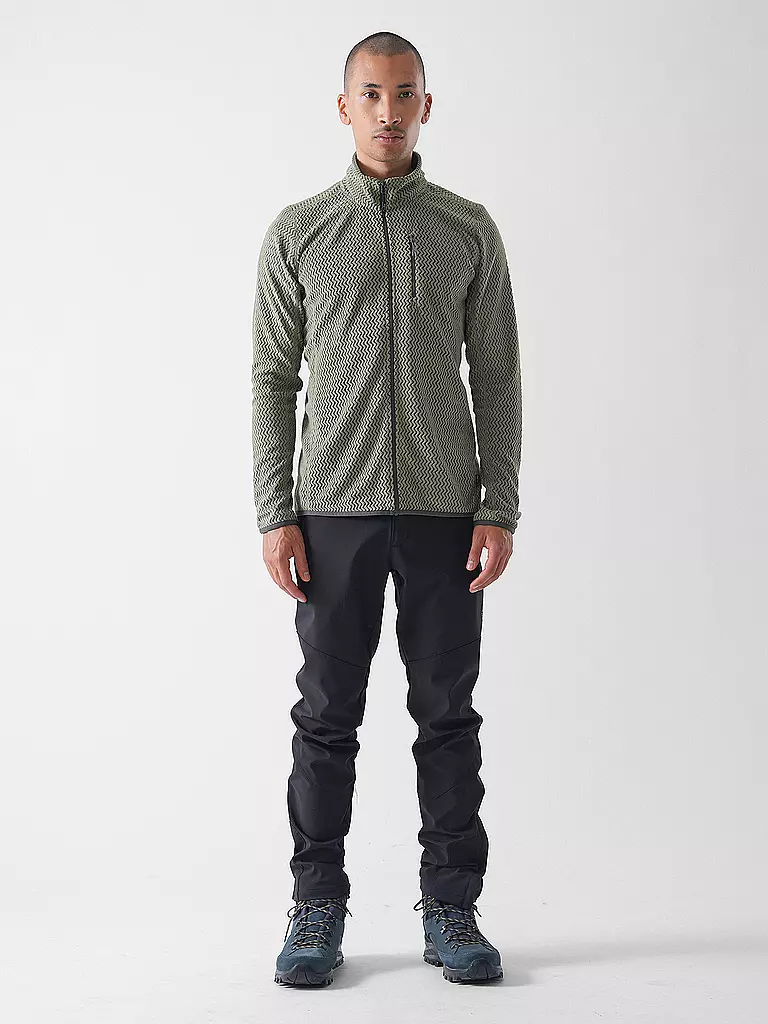 MERU | Herren Fleecejacke Calais Hoodie | olive