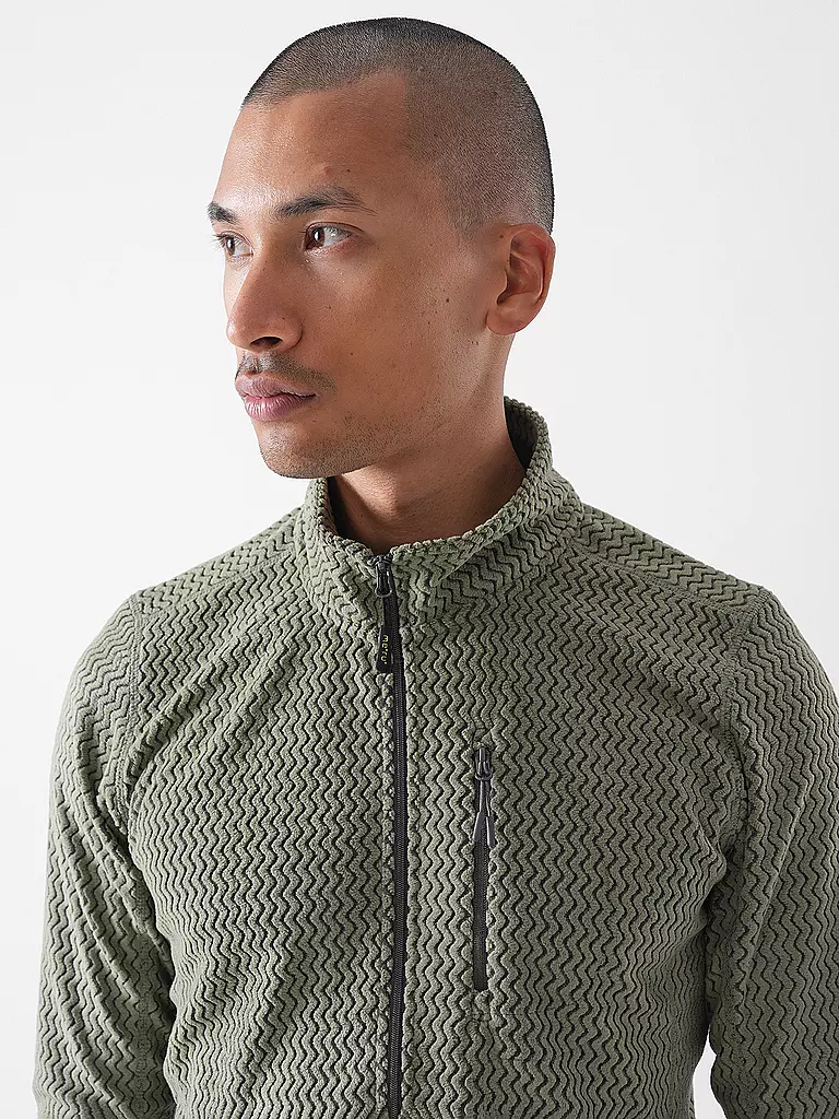 MERU | Herren Fleecejacke Calais Hoodie | petrol