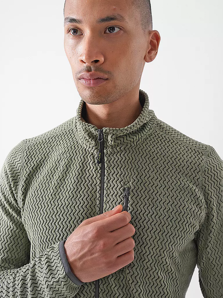 MERU | Herren Fleecejacke Calais Hoodie | petrol