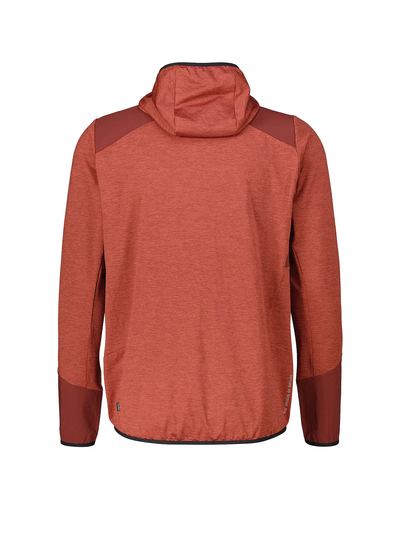 MERU | Herren Fleecejacke Faxe Powerstretch Hoodie | dunkelrot