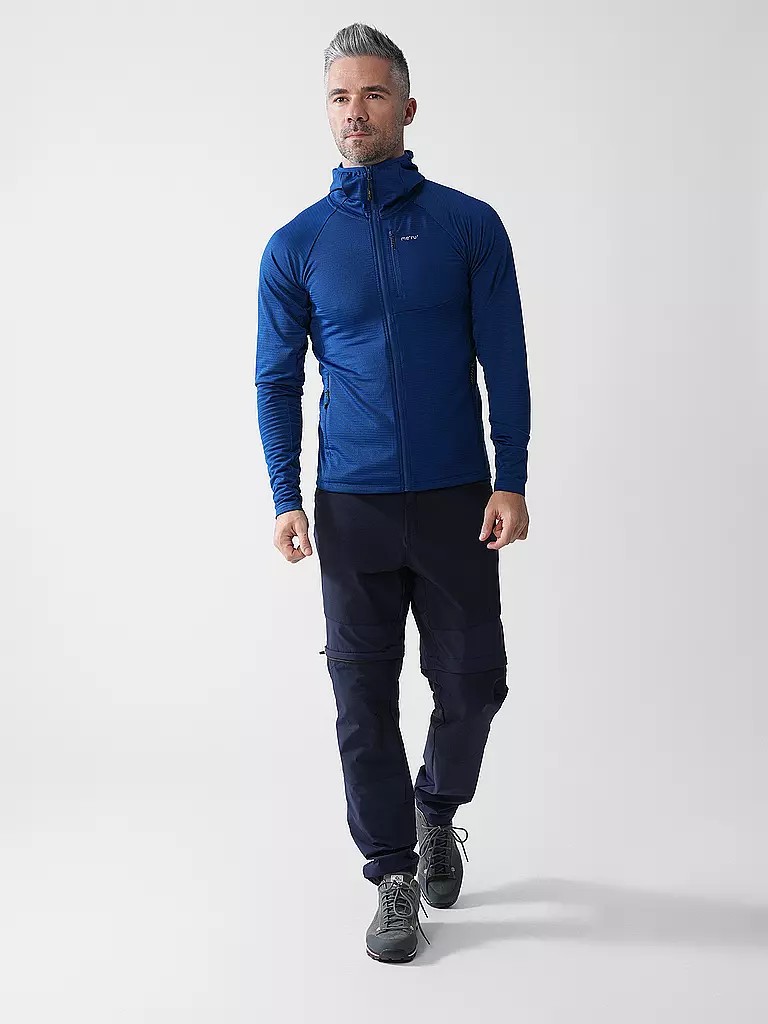 MERU | Herren Fleecejacke Highfields Hoodie | dunkelblau