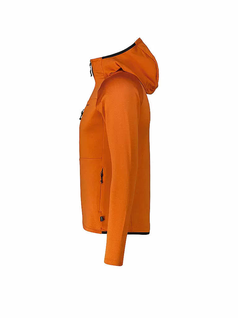 MERU | Herren Fleecejacke Tyonek Hoodie | kupfer