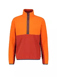 MERU | Herren Fleecepullover mit Zip | hellbraun