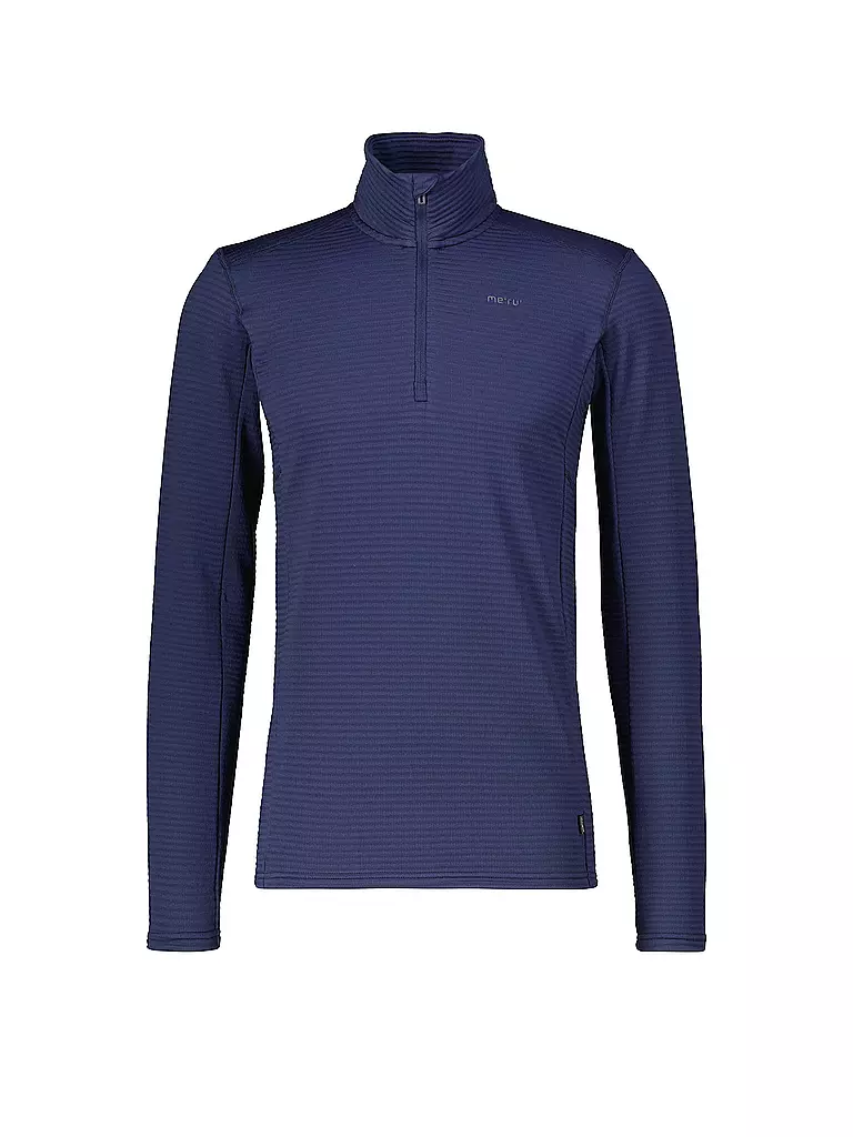 MERU | Herren Funktions Zipshirt Langesund | dunkelblau