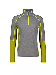 MERU | Herren Funktions Zipshirt Slagelse  | grau