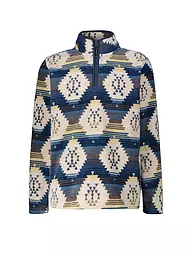 MERU | Herren Funktions Zipshirt Tomar Print | beige
