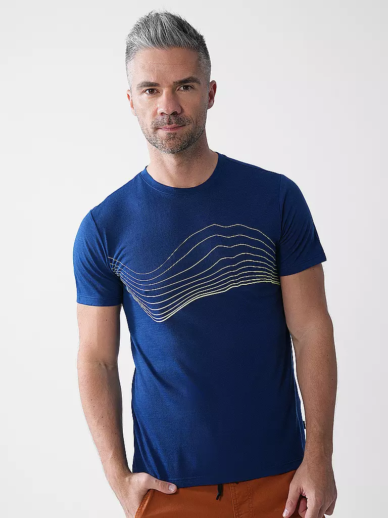MERU | Herren Funktionsshirt Bustos Merino | dunkelblau
