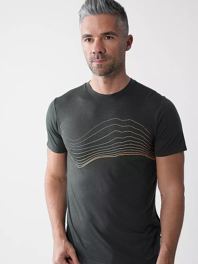 MERU | Herren Funktionsshirt Bustos Merino | dunkelgrün