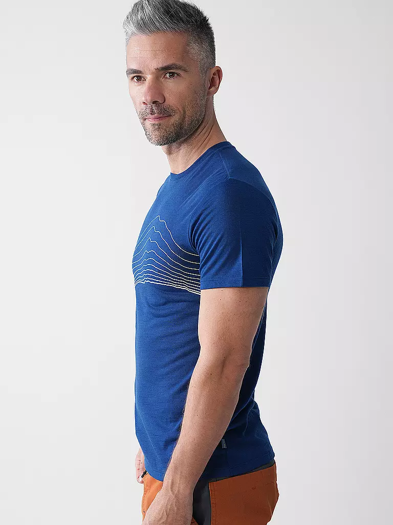 MERU | Herren Funktionsshirt Bustos Merino | dunkelblau