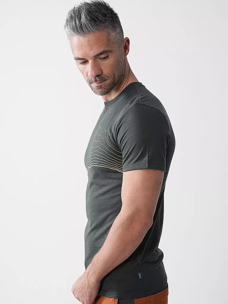 MERU | Herren Funktionsshirt Bustos Merino | dunkelgrün