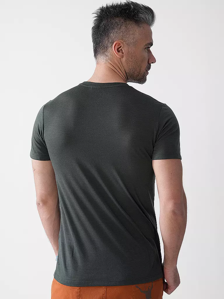 MERU | Herren Funktionsshirt Bustos Merino | dunkelgrün
