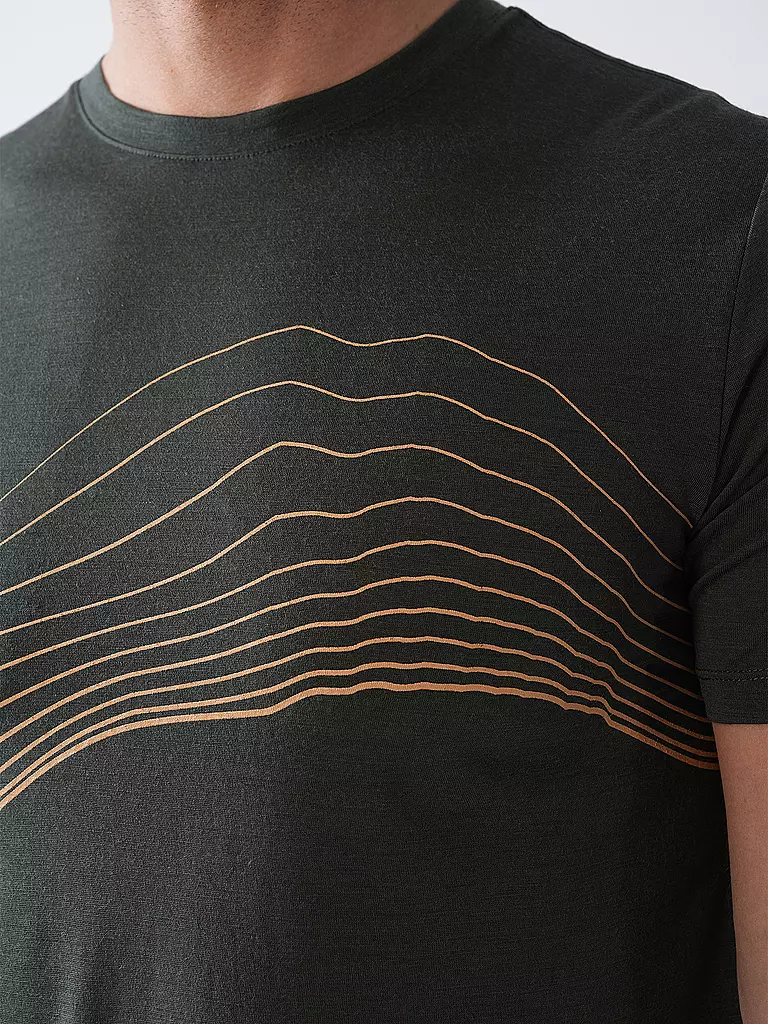 MERU | Herren Funktionsshirt Bustos Merino | dunkelgrün