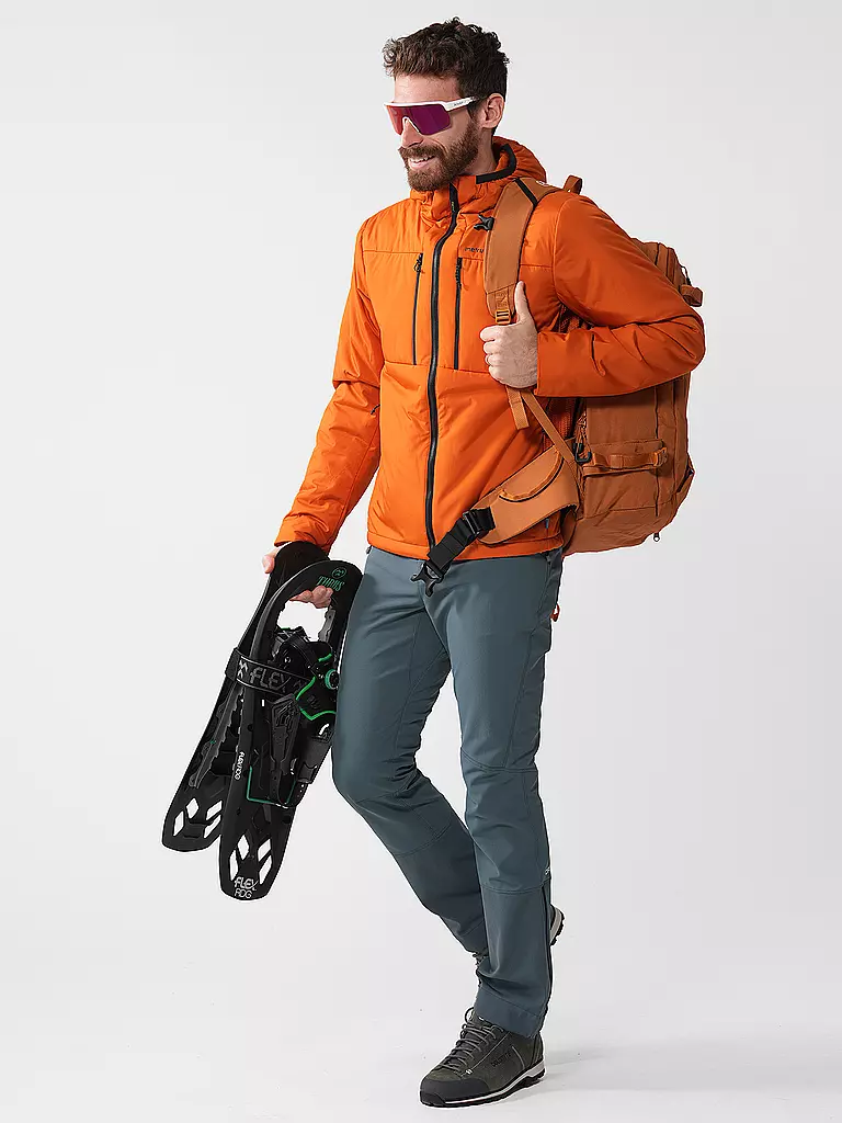 MERU | Herren Hybridjacke Levelock Hoodie | hellbraun