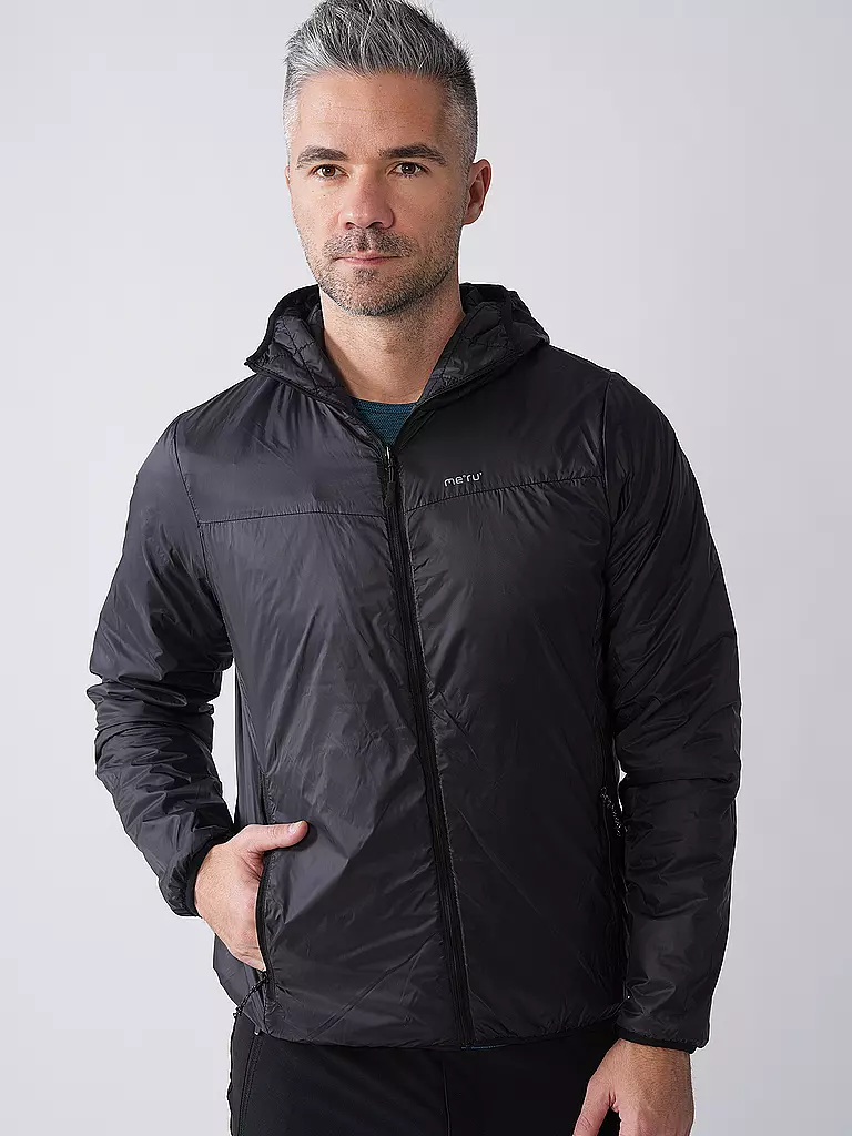 MERU | Herren Isolationsjacke Naknek Hoodie | schwarz